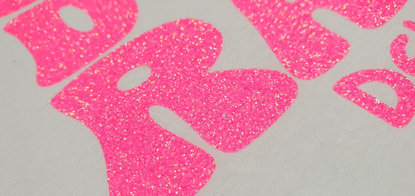 *NEW* 'Dead Men Don't Rape' Glitter Crop - White & Neon Pink Glitter!!