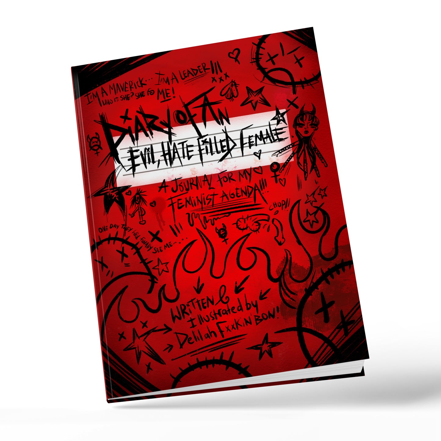 'Diary Of An Evil, Hate Filled Female' Album Book