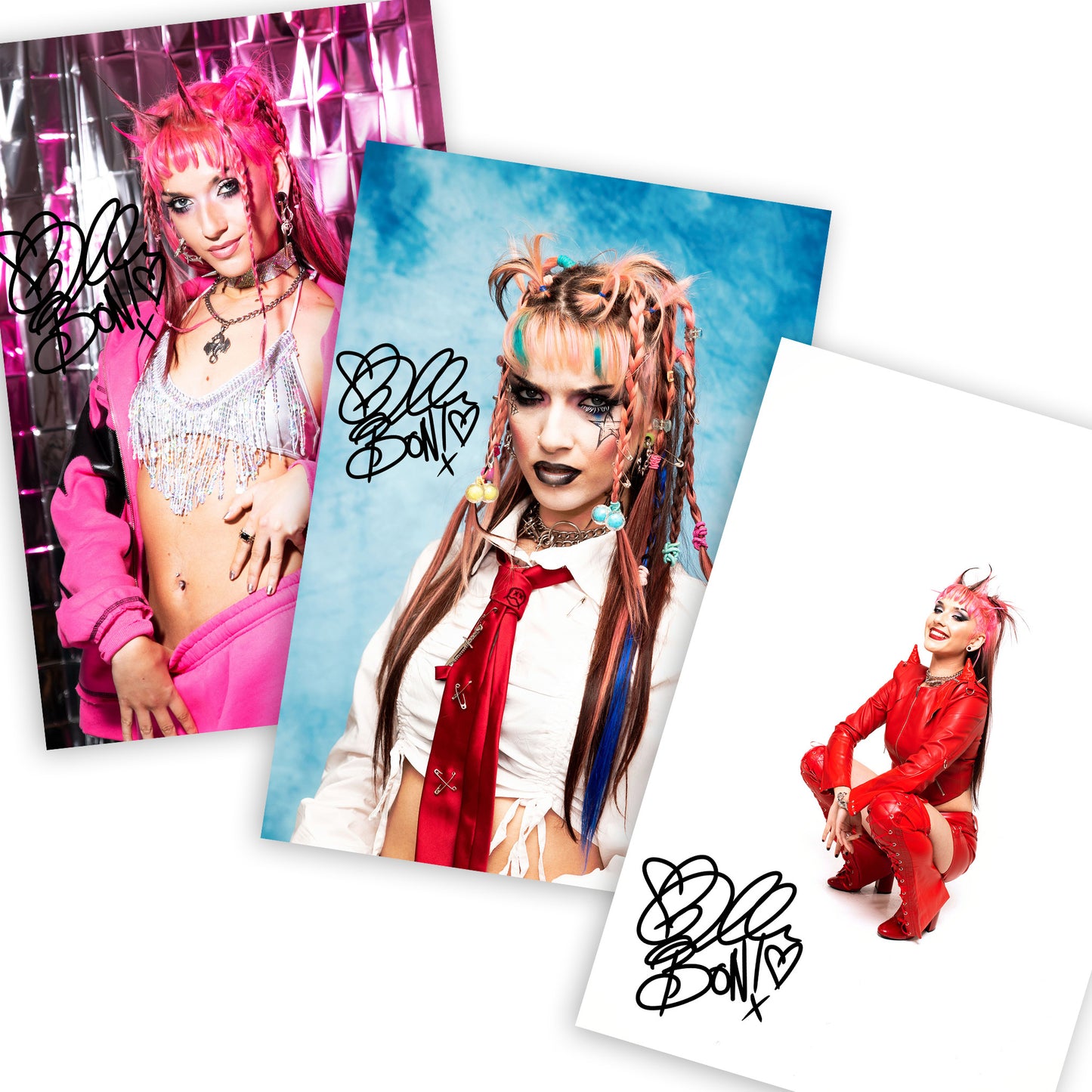 Delilah Signed Photographs x3