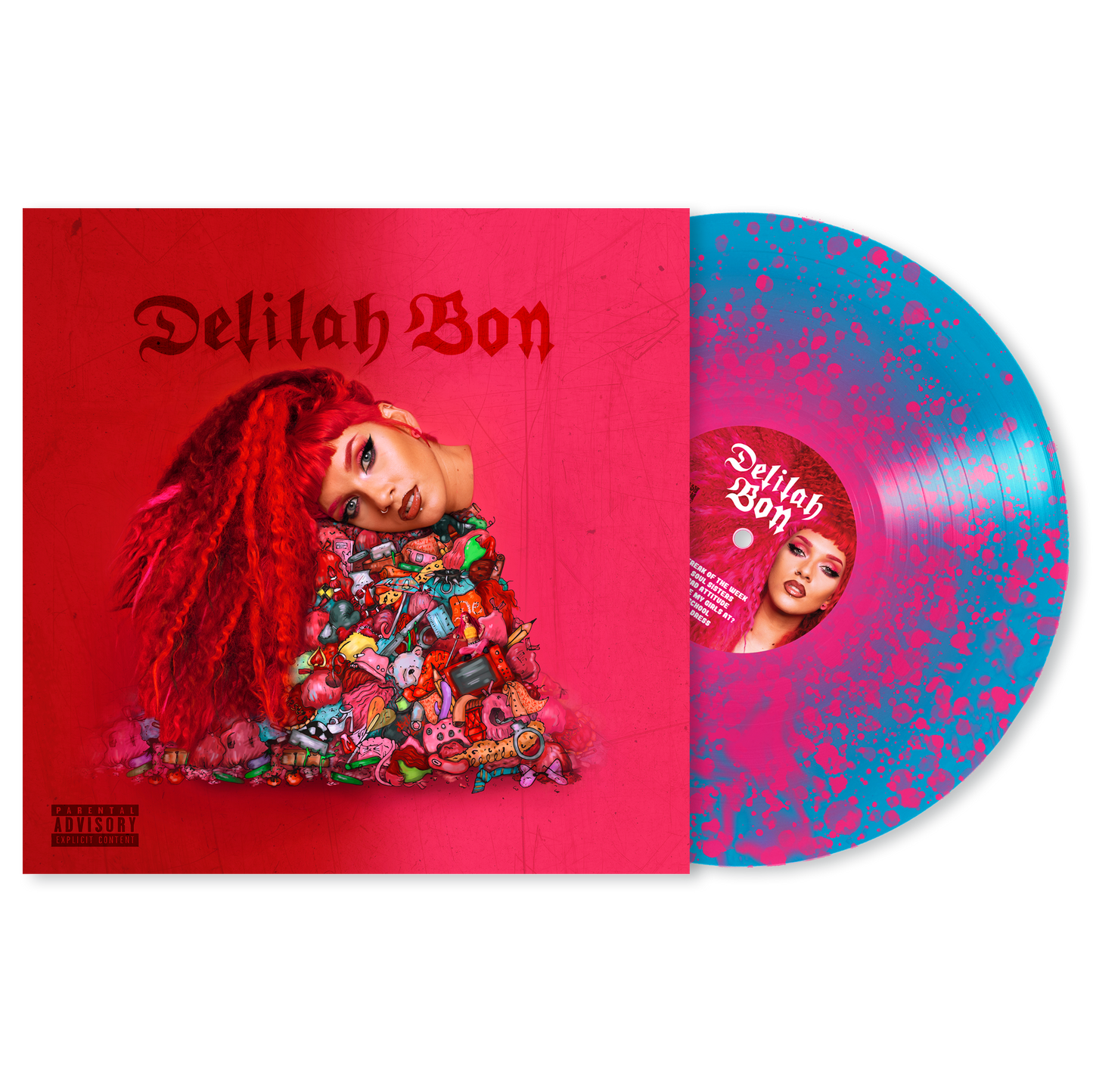 'Delilah Bon' Debut album (Alternate Artwork Splatter Vinyl) 2021 Limited Stock