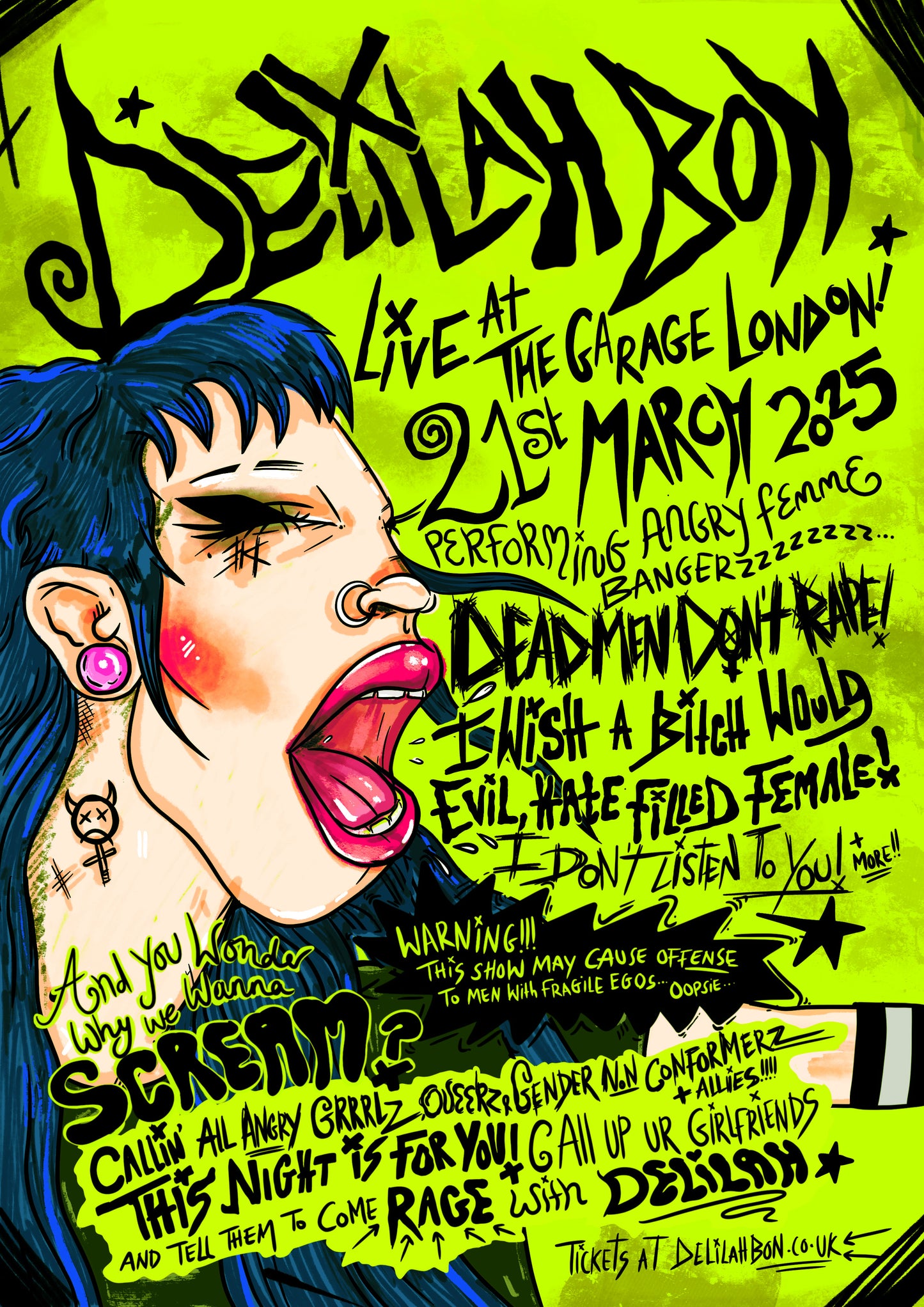 London 2025 Gig Poster Ltd Edition