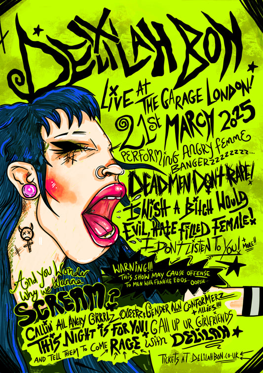 London 2025 Gig Poster Ltd Edition