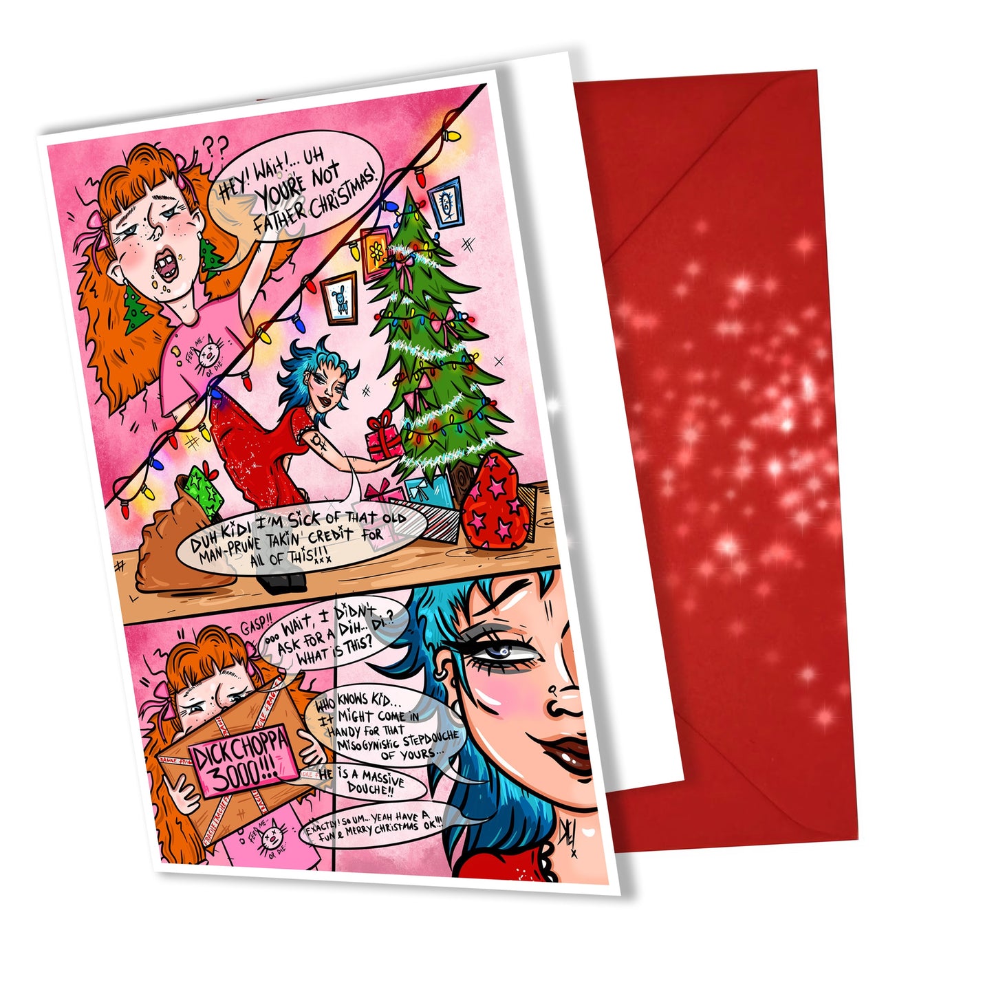 FREE 'Chop Dickmas' Christmas Card (When you spend over £30)