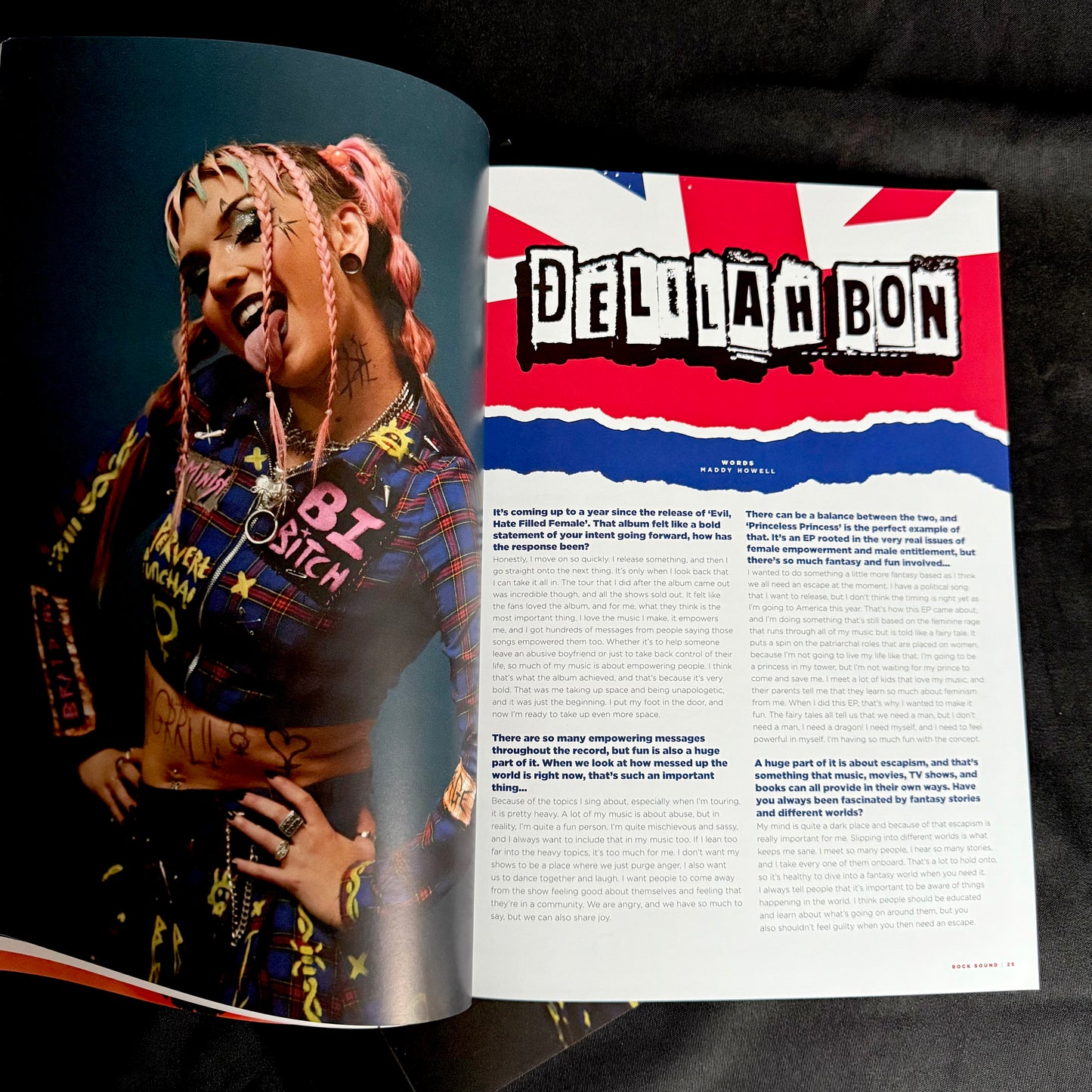 Rock Sound Issue 316 Limited Edition Signed by Delilah Bon