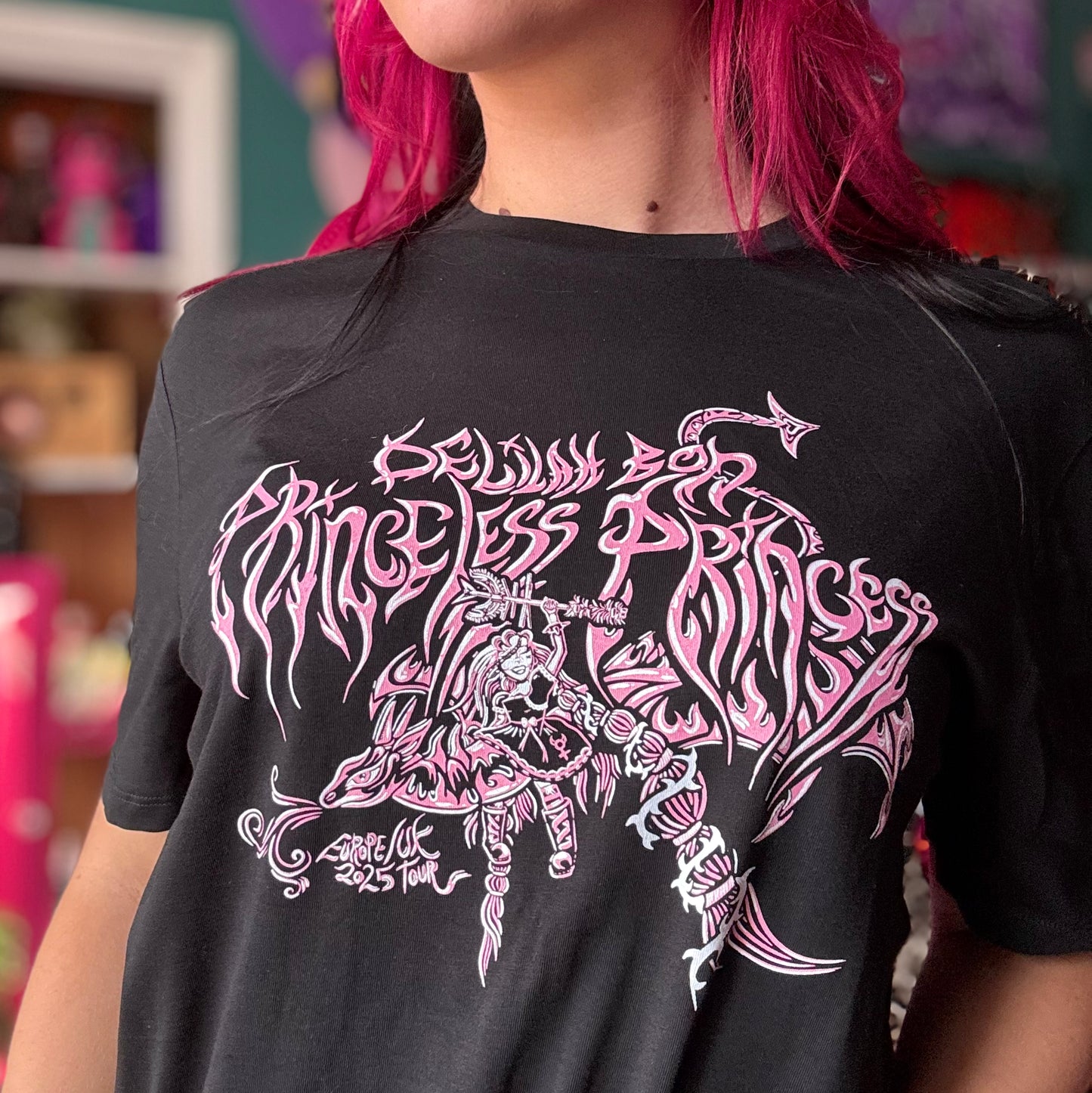 PRINCELESS PRINCESS TOUR DATES T-SHIRT 2025