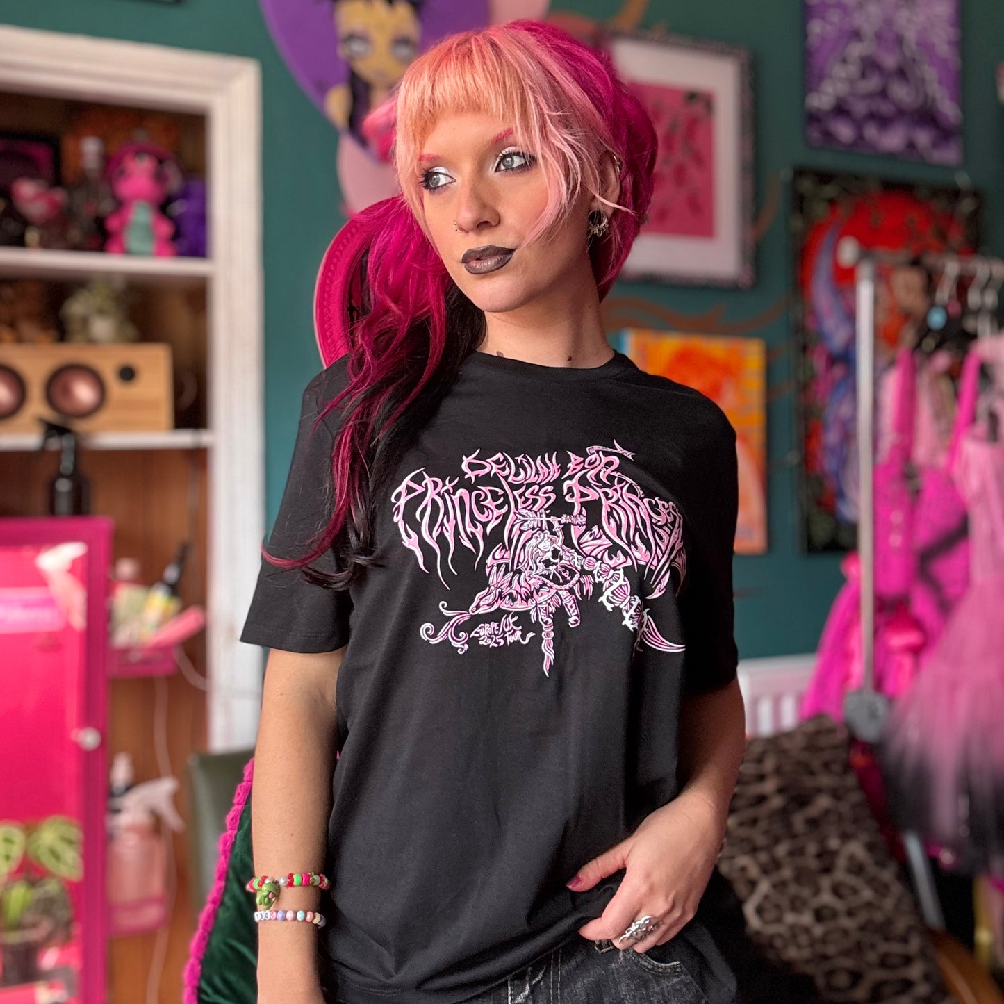 PRINCELESS PRINCESS TOUR DATES T-SHIRT 2025