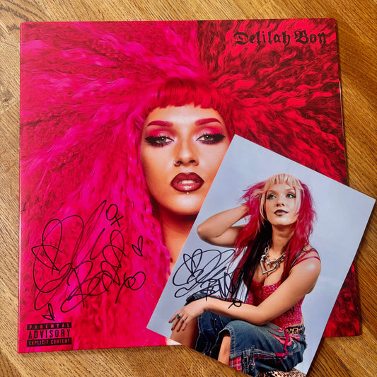 'Delilah Bon' (Red/Pink Vinyl) Debut Album (+ Free Signed Photo)