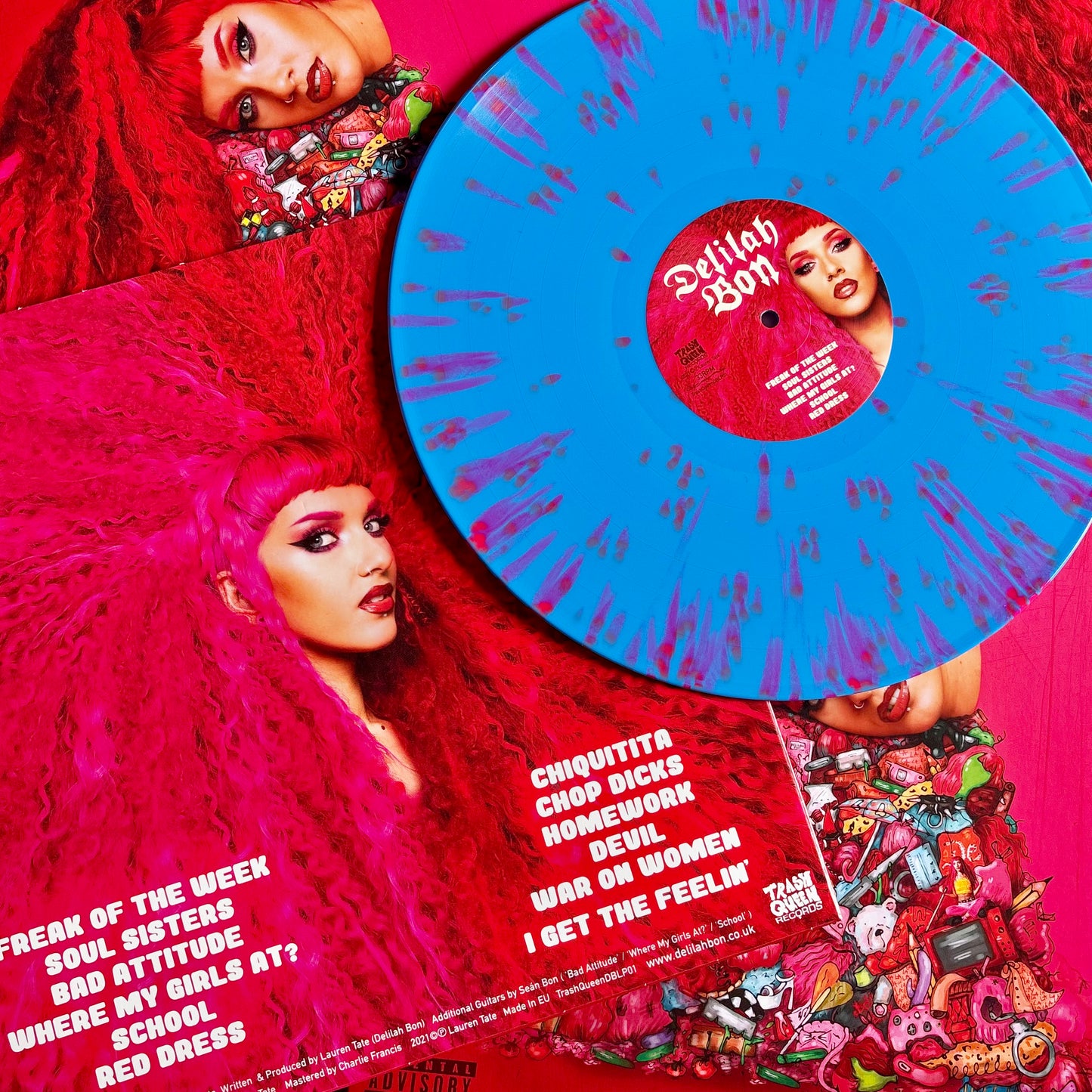 'Delilah Bon' Debut album (Alternate Splatter Vinyl) 2021 Limited Edition *RESTOCK*