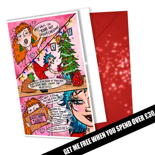 FREE 'Chop Dickmas' Christmas Card (When you spend over £30)